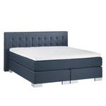 Boxspring Loimaa Geweven stof - Jeansblauw - 140 x 200cm