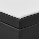 Lit boxspring Meran Tissu - Noir - 180 x 200cm