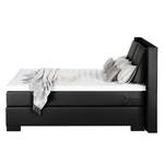 Boxspringbett Brilliant Night Schwarz - 180 x 200cm - Tonnentaschenfederkernmatratze - H2