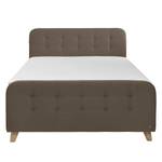 Boxspringbett Nordic Webstoff - 140 x 200cm - H3