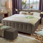 Boxspringbett Nordic Webstoff - 200 x 200cm - H2