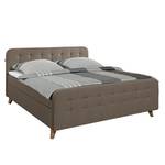 Boxspring Nordic geweven stof - 160 x 200cm - H2 zacht