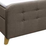 Boxspringbett Nordic Webstoff - 200 x 200cm - H2