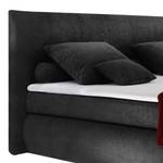 Lit boxspring Pennington Microvelours - Anthracite