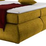 Boxspring Pennington micro-velours - Kerriegeel