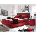 Boxspring Pennington micro-velours - Rood