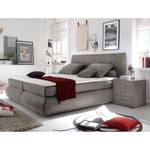 Boxspringbett Pennington Microvelours - Taupe