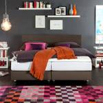 Boxspringbett Ramona (inkl. Topper) Kunstleder - Braun - 180 x 200cm