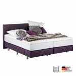 Boxspringbett Ramona (inkl. Topper) Kunstleder - Violett - 180 x 200cm