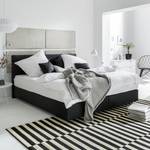 Lit boxspring Ramona VI Imitation cuir Noir - 180 x 200cm