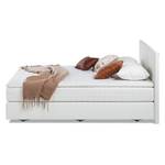 Lit boxspring Ramona VI Imitation cuir Blanc - 200 x 200cm