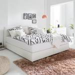 Lit boxspring Ramona VI Imitation cuir Blanc - 180 x 200cm