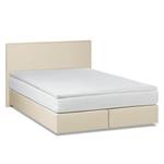 Boxspringbett Ramona VI Kunstleder Beige - 140 x 200cm