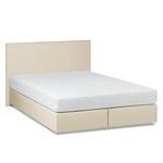 Lit boxspring Ramona VI Imitation cuir Beige - 140 x 200cm