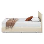 Lit boxspring Ramona VI Imitation cuir Beige - 140 x 200cm