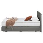 Letto boxspring Ramona VI Grigio - 140 x 200cm