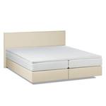 Lit boxspring Ramona VI Imitation cuir Beige - 160 x 200cm