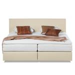 Boxspringbett Ramona VI Kunstleder Beige - 160 x 200cm