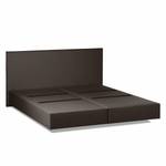 Lit boxspring Ramona VI Imitation cuir Marron - 180 x 200cm