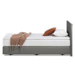 Boxspringbett Ramona VI Kunstleder Grau - 90 x 200cm