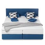 Letto boxspring Ramona VII Blu brillante - 200 x 200cm