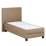 Lit boxspring Brilliant Night Avec moteur électrique - Beige chiné - 100 x 200cm - D3 medium