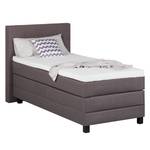 Lit boxspring Brilliant Night Avec moteur électrique - Marron chiné - 100 x 200cm - D3 medium