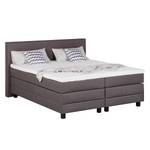 Boxspringbett Superior Night 160 x 200cm - H2 bis 80 kg - Anthrazit - Anthrazit - 140 x 200cm - H2