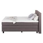 Boxspringbett Superior Night 160 x 200cm - H2 bis 80 kg - Anthrazit - Anthrazit - 180 x 200cm - H3