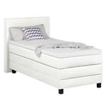 Boxspringbett Superior Night II 180 x 200cm - H3 ab 80 kg - Braun Meliert - Reinweiß - 100 x 200cm - H2