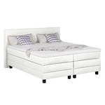 Boxspring Superior Night II Helder wit - 180 x 200cm - H3 medium