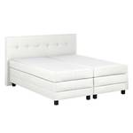 Boxspring Superior Night II Helder wit - 140 x 200cm - H3 medium