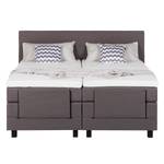 Boxspringbett Platinum Night (motorisch verstellbar) - Braun Meliert - 180 x 200cm - H2