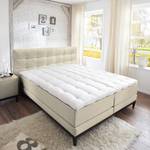 Boxspringbett Silver Night I Hellbeige - 200 x 200cm - H2