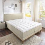 Boxspringbett Silver Night II Hellbeige - 200 x 200cm - H2