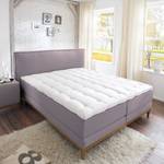 Boxspringbett Silver Night II Lavendel - 200 x 200cm - H2