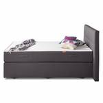 Boxspringbett Smood Colour III 140 x 200cm - Grau - Grau - 140 x 200cm