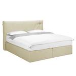 Boxspringbett Soft Cloud Stof TUS: 1 ecru - 160 x 200cm - H2 zacht