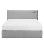 Lit boxspring Soft Cloud Tissu - Tissu TUS : 19 light grey - 200 x 200cm - D2 souple