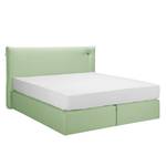 Lit boxspring Soft Cloud Tissu - Tissu TUS : 5 pistaccio - 200 x 200cm - D2 souple