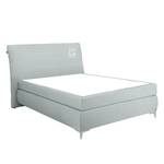 Boxspringbett Soft Line Webstoff Stoff TIM: 18 steel - 120 x 200cm - H3