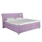 Boxspringbett Soft Line Webstoff Stoff TIM: 7 rosa - 200 x 200cm - H3