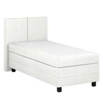 Lit boxspring Superior Night III Blanc pur - 100 x 200cm - D2 souple