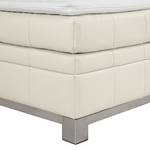 Boxspringbett Wolke7 II Echtleder Creme - 180 x 200cm - H2