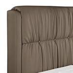 Boxspringbett Wolke7 II Echtleder Braun - 180 x 200cm - H3