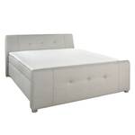 Boxspring Karolino geweven stof beige