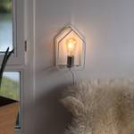 Wandlamp Home Wit/zilverkleurig geflext metaal