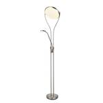 Lampadaire LED Double Shine II Matière synthétique / Fer - 1 ampoule - Chrome