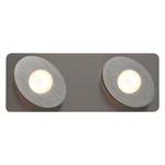 Applique murale LED Crossing Matériau synthétique / Aluminium - Nb d'ampoules : 2