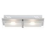 LED-plafondlamp World II glas/staal - Aantal lichtbronnen: 2